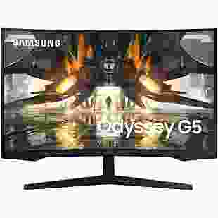 Samsung Монітор LCD 32" Odyssey G5 S32AG552EI HDMI, DP, VA, 2560x1440, 165Hz, 1ms