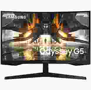 Samsung Монітор LCD 27" Odyssey G5 S27AG552EI HDMI, DP, VA, 2560x1440, 165Hz, 1ms