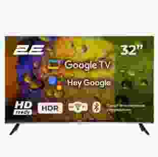 Телевізор 2E 32" LED FHD 60Hz Smart Google TV Black
