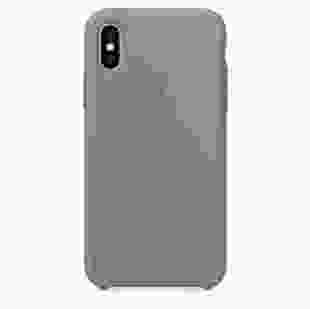 Чохол Apple Silicone Case for iPhone XS Lavender Gray (MTFC2)