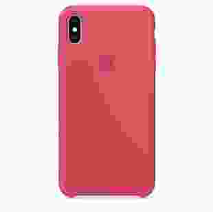 Чохол Apple Silicone Case for iPhone XS Hibiscus (MUJT2)
