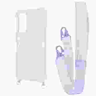 Чохол з ремінцем WAVE Clear Case With Strap Samsung Galaxy A15 4G/5G Light Purple