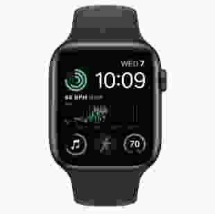Смарт-годинник Apple Watch SE 2 GPS 44mm Midnight Aluminum Case with Midnight Sport Band - S/M (MNTF3)
