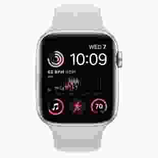 Смарт-годинник Apple Watch SE 2 GPS 44mm Starlight Aluminum Case with Starlight Sport Band - S/M (MNTD3)