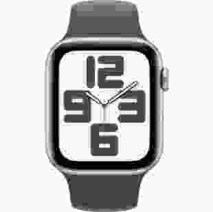 Смарт-годинник Apple Watch SE 2 GPS 44mm Silver Aluminum Case with Storm Blue Sport Band - S/M (MREC3)