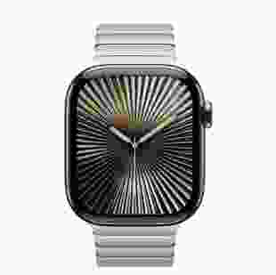 Смарт-годинник Apple Watch Series 10 46mm Natural Titanium Case with Natural Link Bracelet (MX163)