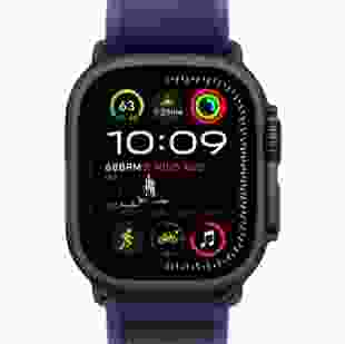 Смарт-годинник Apple Watch Ultra 2 2024 GPS + Cellular 49mm Black Titanium Case with Blue Trail Loop - M/L