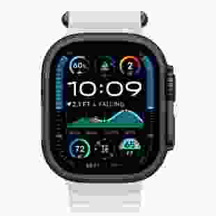 Смарт-годинник Apple Watch Ultra 2 2024 GPS + Cellular 49mm Black Titanium Case with Ice Blue Ocean Band
