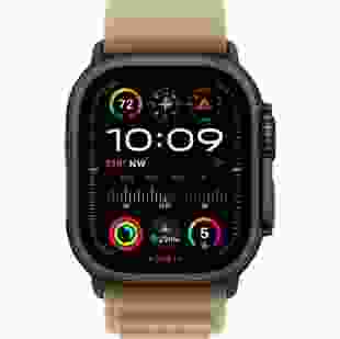Смарт-годинник Apple Watch Ultra 2 2024 GPS + Cellular 49mm Black Titanium Case with Tan Alpine Loop - Large