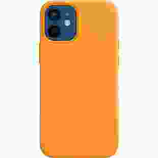 Apple iPhone 12 mini Leather Case with MagSafe - California Poppy (MHK63)