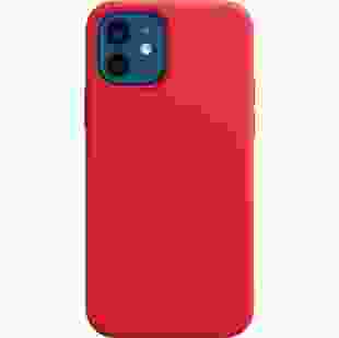 Apple iPhone 12 | 12 Pro Leather Case with MagSafe - (PRODUCT)RED (MHKD3)