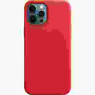 Apple iPhone 12 Pro Max Leather Case with MagSafe - (PRODUCT)RED (MHKJ3)