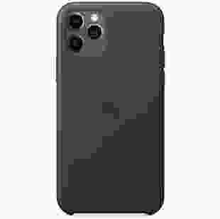 Чохол Apple Leather Case for iPhone 11 Pro Black (MWYE2)
