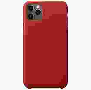 Чохол Apple Leather Case for iPhone 11 Pro Max (PRODUCT)RED (MX0F2)