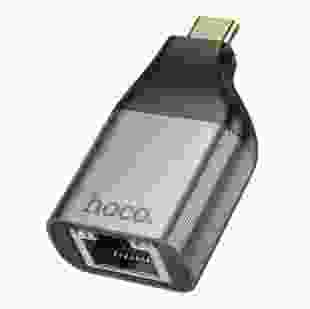 Перехідник Hoco UA35 Type-C to RJ45 10/100Mbps