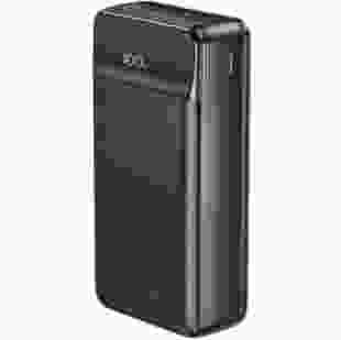 Зовнішній акумулятор (павербанк) XO PR201 65W 30000mAh Black