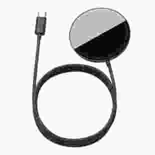 Бездротовий зарядний пристрій Baseus Simple Mini Magnetic Wireless Charger Black (WXJK-F01)