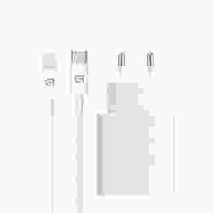 Зарядний пристрій ArmorStandart AMHJ83 20W USB-C White + кабель USB-C to Lightning