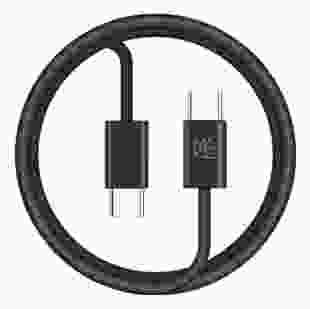 Зарядний кабель MAKE Type-C to Type-C PD 65W 1м Nylon Black