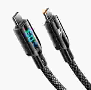 Кабель USB Gelius Screen GP-UCN007 Type-C to Type-C (1.2m) (60W) Black