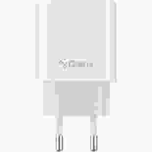 Мережевий зарядний пристрій Gelius Merge GP-HC060 GAN USB+Type-C 35W (QC/PD/PPS) White