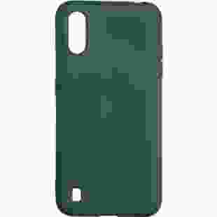 Full Soft Case for Samsung A015 (A01)/M015 (M01) Dark Green