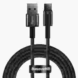 Кабель Baseus Tungsten Gold Fast Charging USB to Type-C 100W (2m) Black