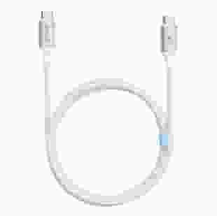 Кабель Proove Dense Metal Type-C to Type-C 60W (1m) White