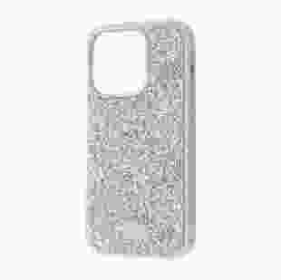 Захисний чохол Bling World Rock Diamond (TPU) для iPhone 16 Pro White Titanium