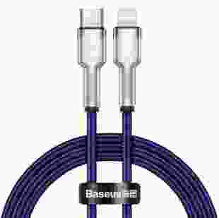 Кабель Baseus Cafule Metal Type-C to Lightning PD 20W (1m) Purple