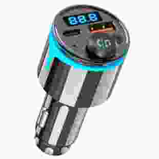 Автомобільний зарядний пристрій Proove FM Launcher Nexus 30W (PD+QC3.0) Type-C+USB Black