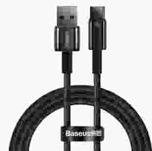 Кабель Baseus Tungsten Gold Fast Charging Data Type-C 100W (1m) Black