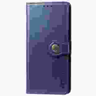 Шкіряний чохол-книжка GETMAN Gallant (PU) для Samsung Galaxy A05 Синій