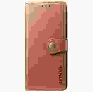 Шкіряний чохол-книжка GETMAN Gallant (PU) для Samsung Galaxy A35 Коричневий