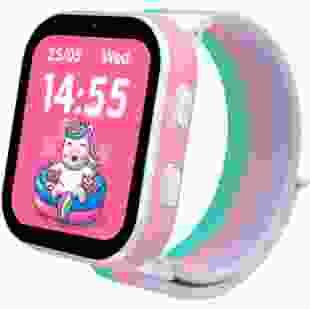 Дитячий смарт-годинник Gelius GP-PK008 (Rainbow) з GPS/4G White