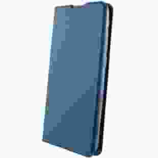 Шкіряний чохол книжка GETMAN Elegant (PU) для Xiaomi Poco C65 Синій