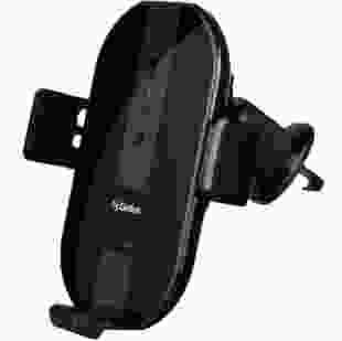 Тримач для телефона в автомобіль з бездротовою зарядкою Gelius Tesseract GP-WCH010X Black