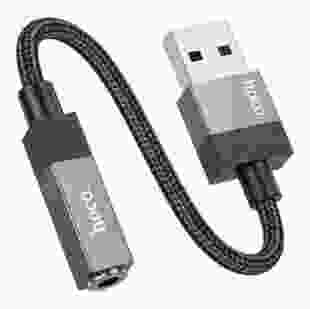 Кабель Aux Hoco UPA32D USB-A to Aux 3.5mm (Female) 15cm