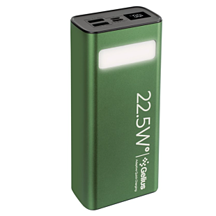 Зовнішній акумулятор (павербанк) Gelius Lightstone GP-PB300 30000mAh Green