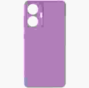 Силіконовий чохол Candy Full Camera для Realme C55 Бузковий / Dasheen