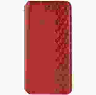 Шкіряний чохол-книжка GETMAN Cubic (PU) для Xiaomi Redmi 14C / Poco C75 Червоний