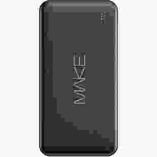 Зовнішній акумулятор (павербанк) MAKE 10000 mAh 20W PD+QC Black (MPB-105BK)