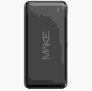 Зовнішній акумулятор (павербанк) MAKE Power Bank 20000 mAh 10W 2A+2A Black