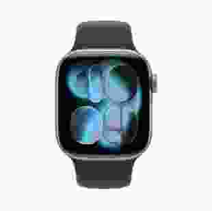 Смарт-годинник Apple Watch Series 11 GPS 46mm Space Grey Aluminium Case with Black Sport Band - S/M (MEV04)