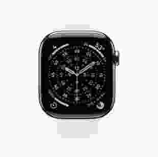 Смарт-годинник Apple Watch Series 11 GPS + Cellular 42mm Gold Titanium Case with Light Blush Sport Band - S/M (MF8W4)