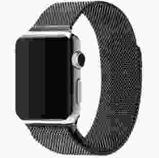 Ремінець Milanese Loop Design для Apple watch 38mm/40mm/41mm (Темно-сірий)