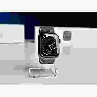ВЖИВАНИЙ Apple Watch Series 8 GPS + Cellular 41mm Graphite Stainless Steel Case with Milanese Loop Graphite