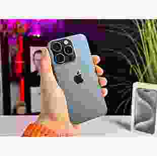 ВЖИВАНИЙ Apple iPhone 15 Pro 128GB Blue Titanium (MTV03) 100%