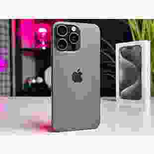 ВЖИВАНИЙ Apple iPhone 15 Pro Max 256GB Black Titanium eSim (MU663)