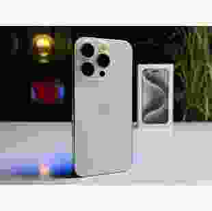 ВЖИВАНИЙ  Apple iPhone 15 Pro 128GB White Titanium eSim (MTQN3)
